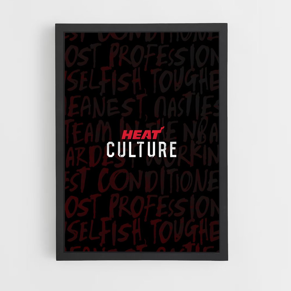 Poster Miami heat transcende – affiche Basketball (vue 2)